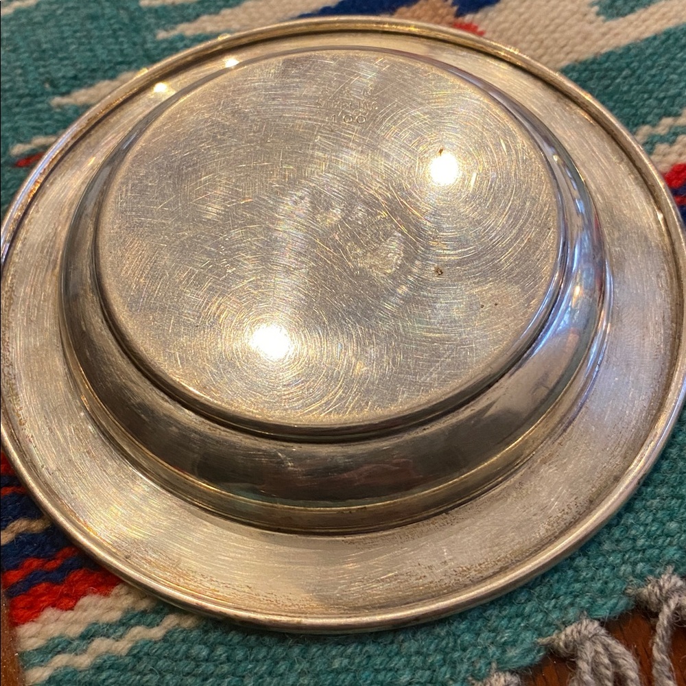 Elegant Sterling Bowl with Golf Club - Picture 4 of 5